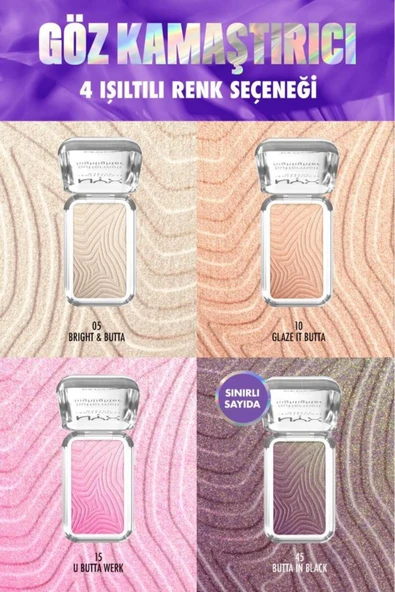 Buttermelt Highlighter Kremsi Pudra Aydınlatıcı - 05 Bright & Butta - 7