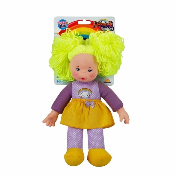 30012  Gökkuşağı Bebekleri 35 cm -Sarı Saçlı - 1