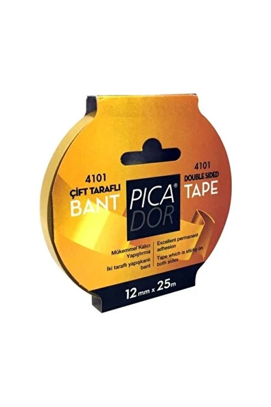 Pıcador Çift Taraflı Bant 12 Mm X 25 Mt - 1