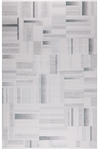 Pastel Halı Keops D169A Krem Yeşil Akrilik Salon Oturma Yatak Odası Halısı ürün görseli 1