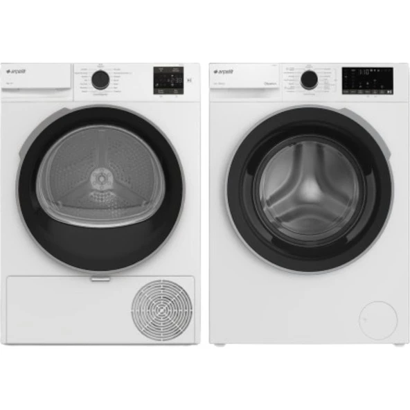 Arçelik 9100 Dmx Çamaşır Makinesi - 800 Kmx Kurutma Makinesi - 1
