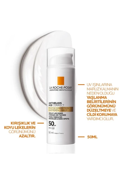 Anthelios Age Correct Spf50 Güneş Kremi 50 ml - 3