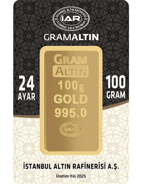100 GRAM 24 AYAR İAR GRAMALTIN - 1