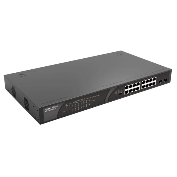 Ruijie Reyee RG-ES118GS-P 16 Port Gigabit 2xsfp Yönetilemez Poe Switch