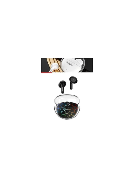 Lenovo LP80 Pro Rgb Kablosuz Bluetooth Kulaklık Siyah - Resim 3