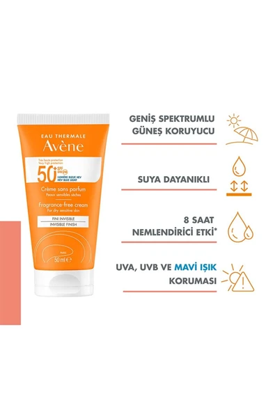 Avene Crème SPF50+, 50ml - 2