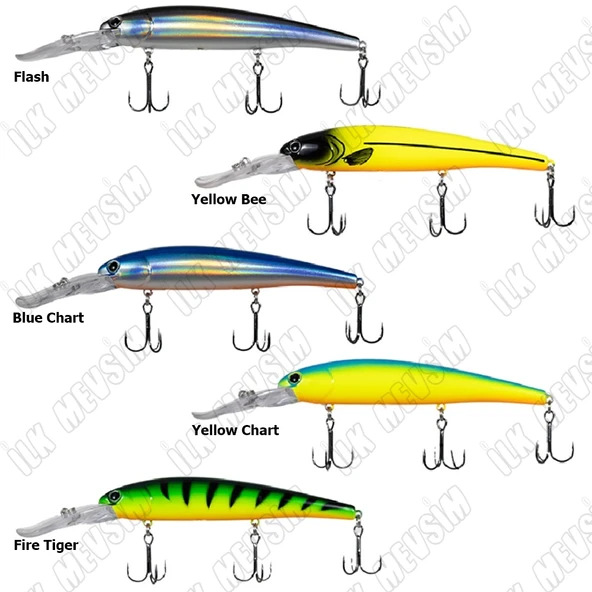 Ryuji Deep Fish 12,5cm 19gr Maket Yem - Resim 2
