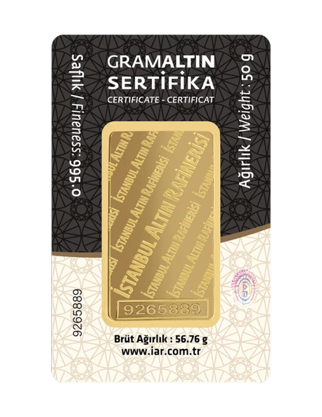 50 GRAM 24 AYAR İAR GRAMALTIN - 2