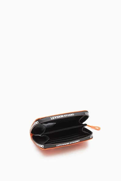 Levidor Turuncu Tekstil Kadın Cüzdan 920003 - 4