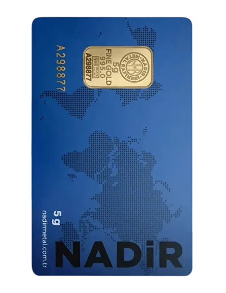 NadirGold 5 Gr Külçe Altın - 1