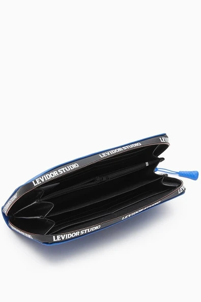 Levidor Mavi Tekstil Kadın Cüzdan 920004 - 5