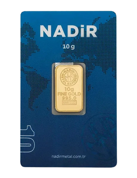 NadirGold 10 Gr Külçe Altın - 1