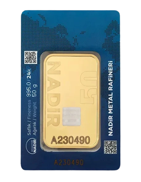 NadirGold 50 Gr Külçe Altın - 2