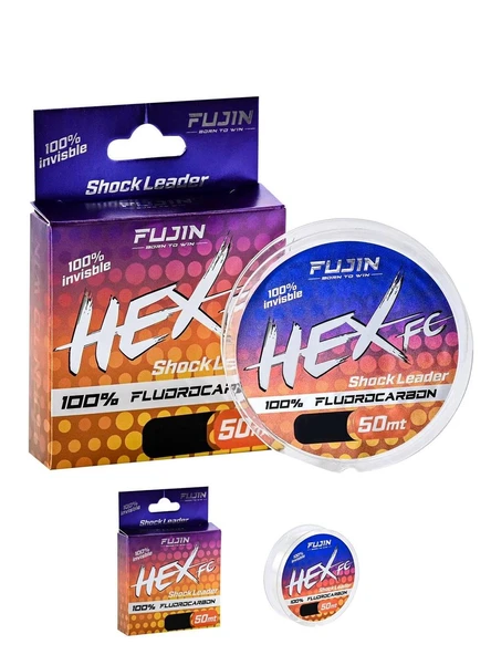 Fujin Hex %100 FC Leader 50mt Misina ürün görseli