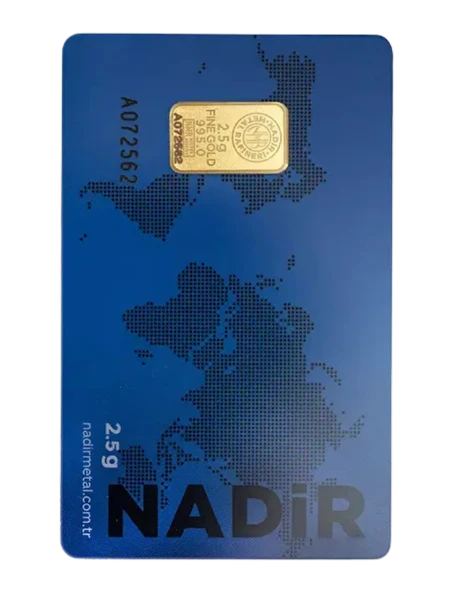 NadirGold 2‚5 Gr Külçe Altın