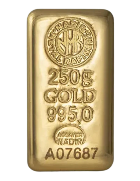 NadirGold 250 Gr Külçe Altın ürün görseli 1