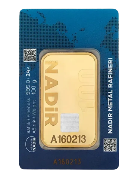 NadirGold 100 Gr Külçe Altın - Resim 2
