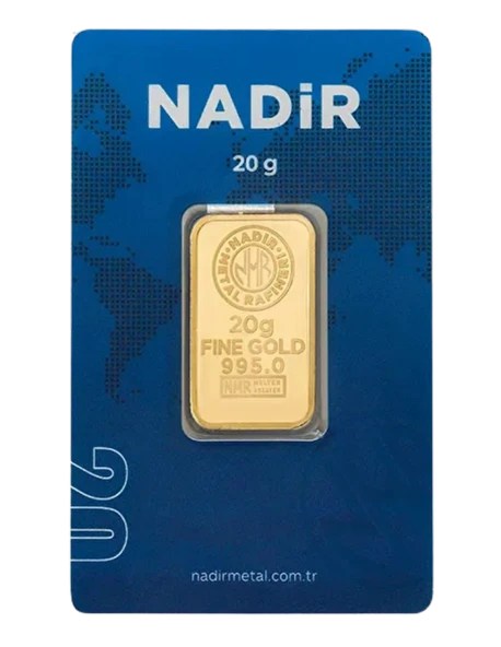 NadirGold 20 Gr Külçe Altın - 1