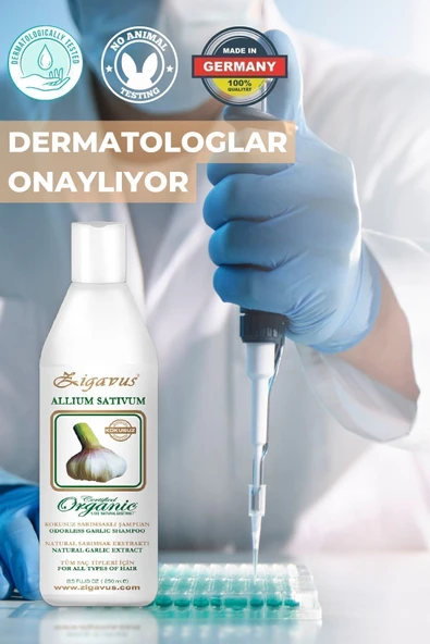 Zigavus Klasik Sarımsaklı Saç Dökülmesine Karşı Şampuan 3x250 ml - 4