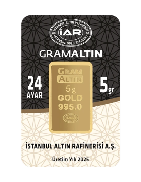 5 GRAM 24 AYAR İAR GRAMALTIN