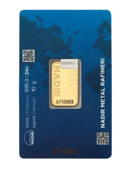 NadirGold 10 Gr Külçe Altın - 2