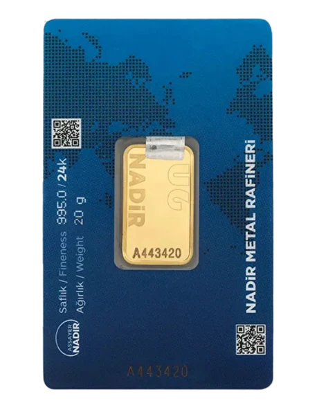 NadirGold 20 Gr Külçe Altın - 2