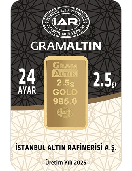 2,5 GRAM 24 AYAR İAR GRAMALTIN