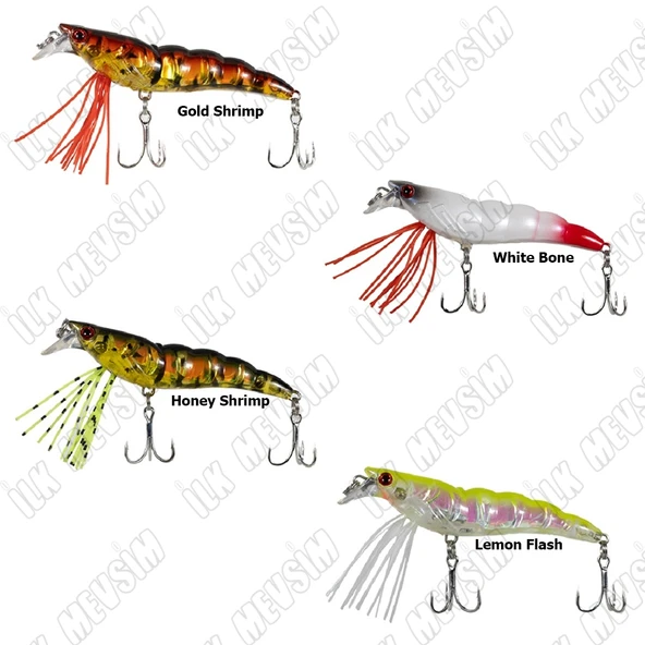 Ryuji Shrimp Minnow 7cm 7gr Karides Maket Yem - Resim 2