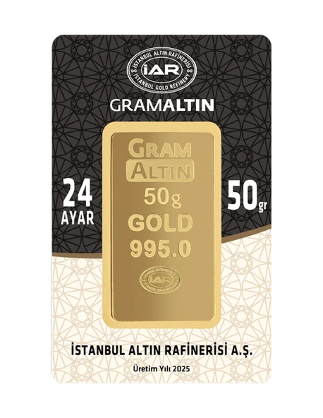 50 GRAM 24 AYAR İAR GRAMALTIN