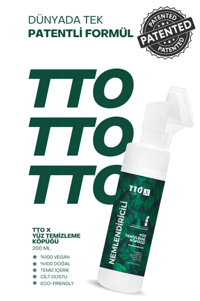 TTO-X Nemlendirici Yüz Köpüğü 200 ml – Lansman Fiyatı - 5