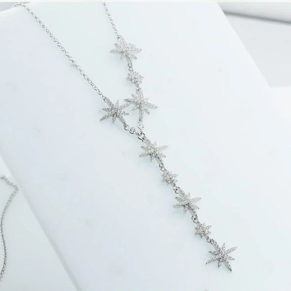 Kutup Yıldızı Gümüş Kolye - Resim 2