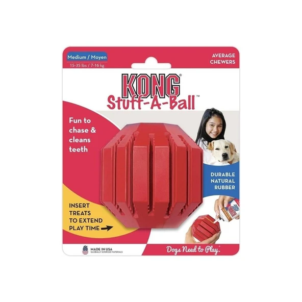 Kong Stuff-A-Ball Çok Amaçlı Köpek Oyuncağı Medium