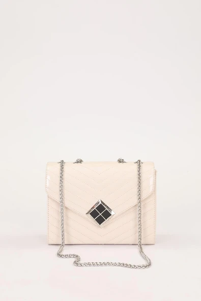 Levidor Krem Rugan Kadın Omuz Çantası 930076 ürün görseli