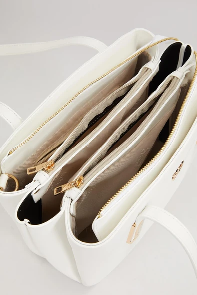 Levidor Beyaz Kadın Omuz Çantası 930206 - 5