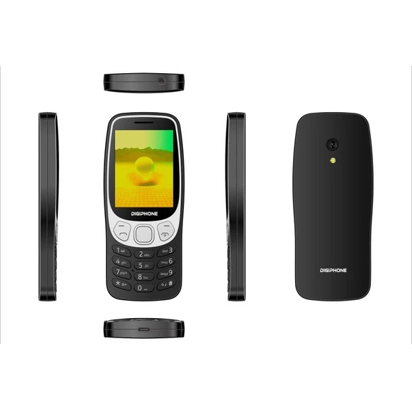 Digiphone S320 Tuşlu Cep Telefonu (Distribütör Garantili) Siyah - 3