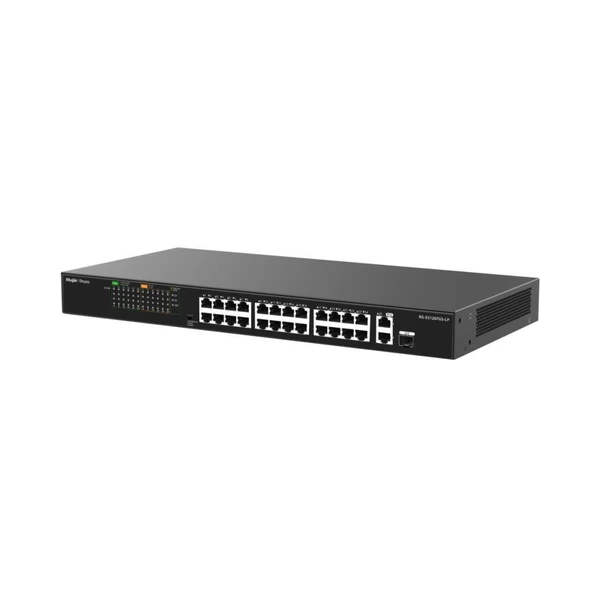 Ruijie RG-ES126FGS-LP 24 Port 10/100 Gigabit PoE Switch ürün görseli