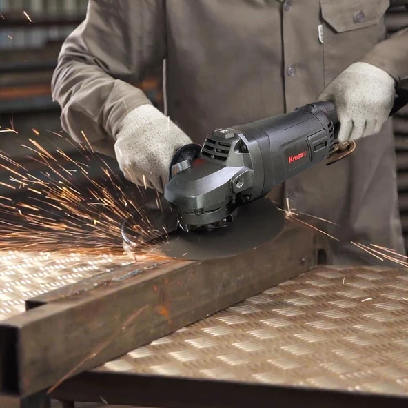 Kress KUS35P 2200Watt 230mm Profesyonel Büyük Taşlama - 8