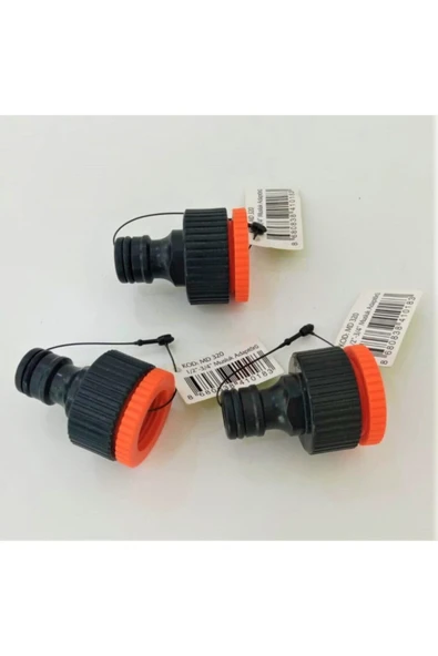 1/2” - 3/4” Otomatik Musluk Bağlantısı (dişi) 3 Adet Musluk Bağlantı Aparatı ürün görseli