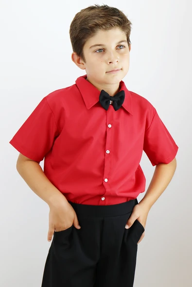 Erkek Çocuk Santino Papyonlu Alt Üst Takım 23 Nisan 29 Ekim 10 Kasım 19 Mayıs Gösteri Kıyafeti - Resim 2