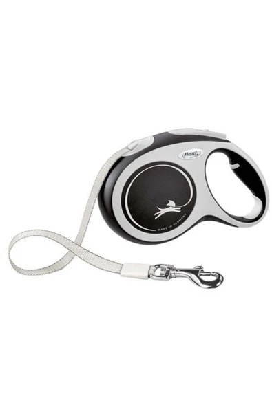 New Comfort Şerit Otomatik Köpek Gezdirme Tasması Large Siyah 5 Mt - Petshopundan