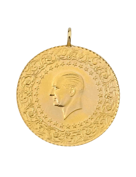 1 Adet Eski Tarihli Yarım Altın