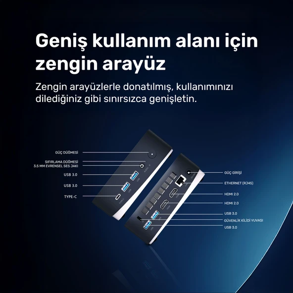 RaXius Momentum CD-I134P023 i5-1340P 32GB 512SSD W11P Mini PC - Resim 6