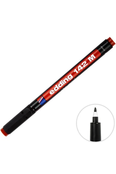 142m Permanent Kalem Cam Cd Asetat Kırmızı 10 Lu Paket ürün görseli