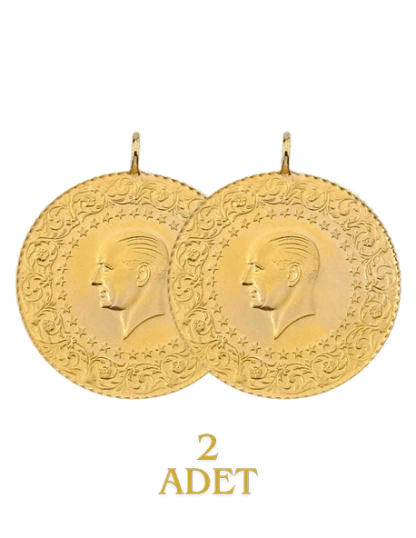 2 Adet Eski Tarihli Tam Altın - 2
