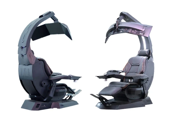 TWISTED MINDS UNICORN 2.0 MANTICORE RGB ELEKTRİKLİ DERİ DÖŞEME ÇELİK PROFESYONEL GAMING SIMULATOR - 5