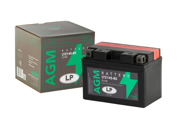 AGM AKÜ LTZ14S-BS 11,2 A KG: 3,85 L:150 W:88 H:110 CCA: 220 YAMAHA XVS A MIDNIGHT STAR 950cc 2009-2013 ürün görseli