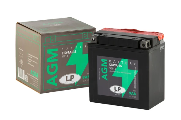 AGM AKÜ LTX9A-BS 9 A L:135 W:75 H:139 CCA: 120 VESPA VESPA PX 150cc 1998-2015 ürün görseli