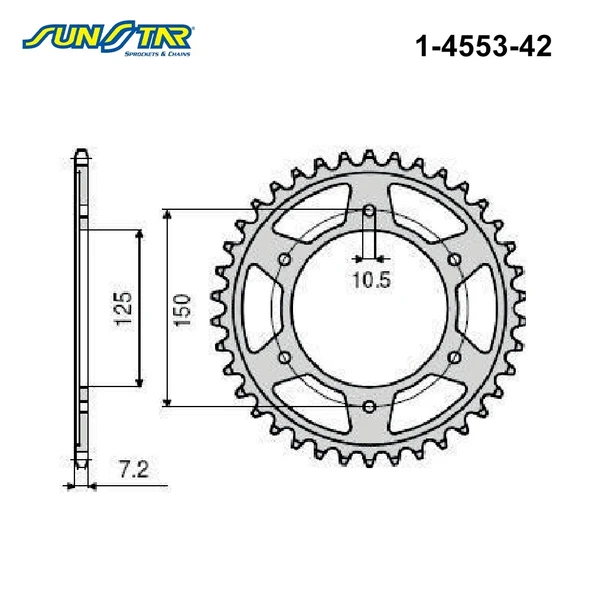 ARKA DİŞLİ KTM SUPER ADVENTURE R S T 1290cc 2015-2024 - Resim 2