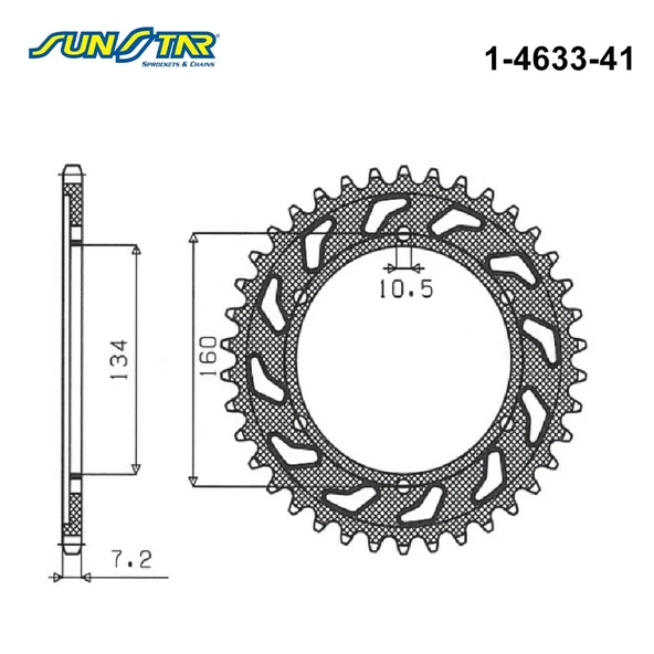 ARKA DİŞLİ HONDA NT 1100cc DİŞLİ SAYISI : +1 2022-2024 - Resim 2