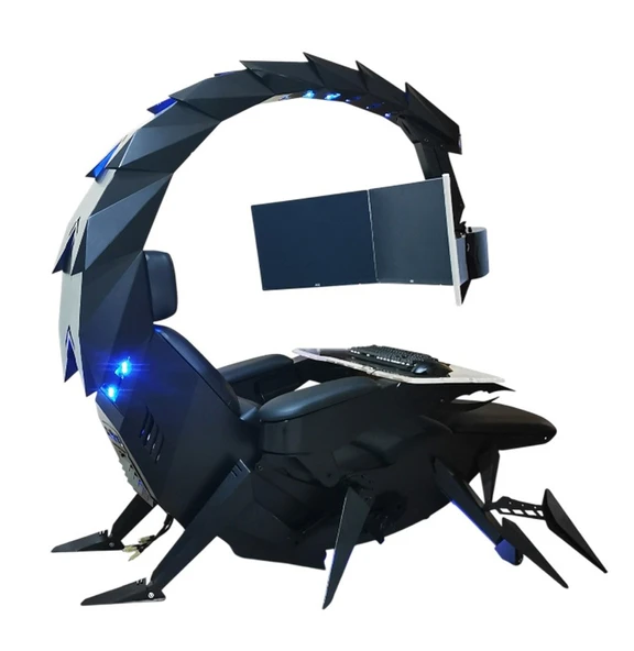 TWISTED MINDS SCORPION RGB ELEKTRİKLİ KARBON ÇELİK PROFESYONEL GAMING SIMULATOR